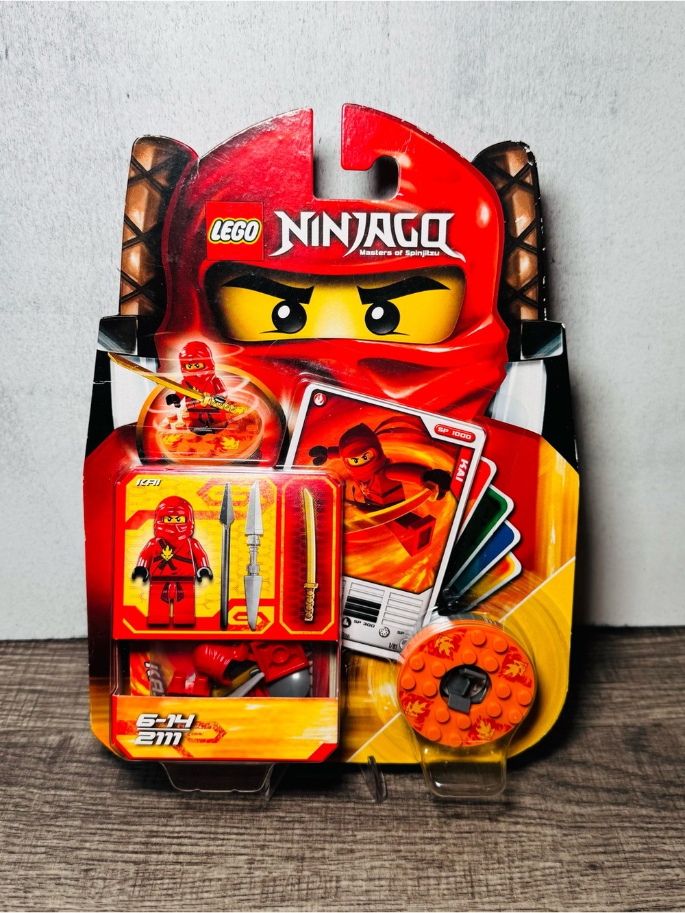 Lego Ninjago Kai Spinner Blister Pack Sealed 2111